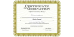 Ordained Minister Kathy Cozad