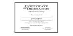 Ordained Minister Jeremy Coffman