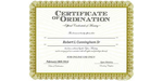 Ordained Minister Robert L Cunningham Sr