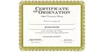 Ordained Minister Jerome Schultz