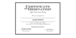 Ordained Minister Joseph Rudasill