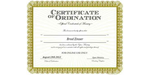 Ordained Minister Brad Zinser