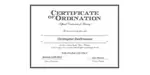 Ordained Minister Christopher DesOrmeaux