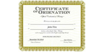 Ordained Minister John R. Vira