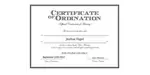 Ordained Minister Joshua Vogel