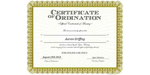 Ordained Minister Aaron Griffing