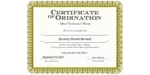 Ordained Minister Zachary Daniel Barnett