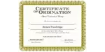 Ordained Minister Richard Trowbridge