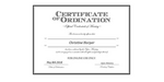 Ordained Minister Christine Harper