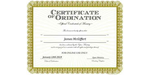 Ordained Minister James McGiffert