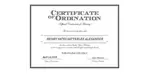 Ordained Minister HENRY YATES SATTERLEE ALEXANDER