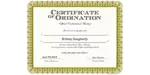 Ordained Minister Britney Daugherty