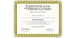 Ordained Minister David Stevenson